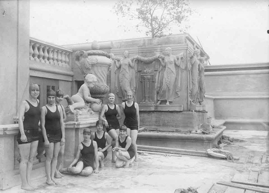 Women’s Life Saving class - Hearst North Pool late 1920’s