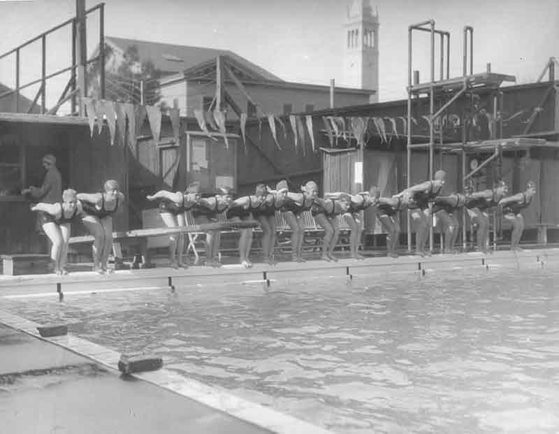 Women’s Swimming - Old Hearst Hall Pool 1920’s