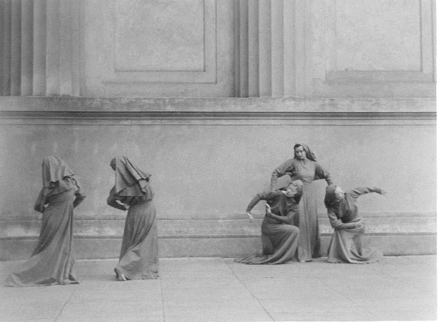 Physical Education Sponsored Orchesis production. Hearst Greek Theater 1930’s.