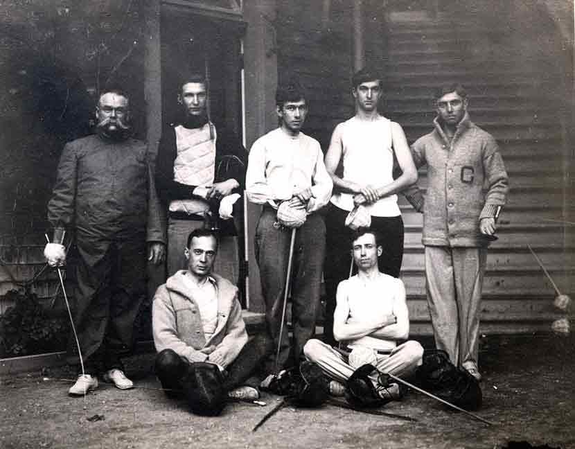 Fencing - Original Harmon Gymnasium 1902